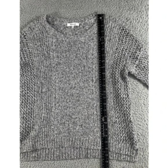 Madewell Sweater Women XS Marled Plaza Pullover - Picture 4 of 7